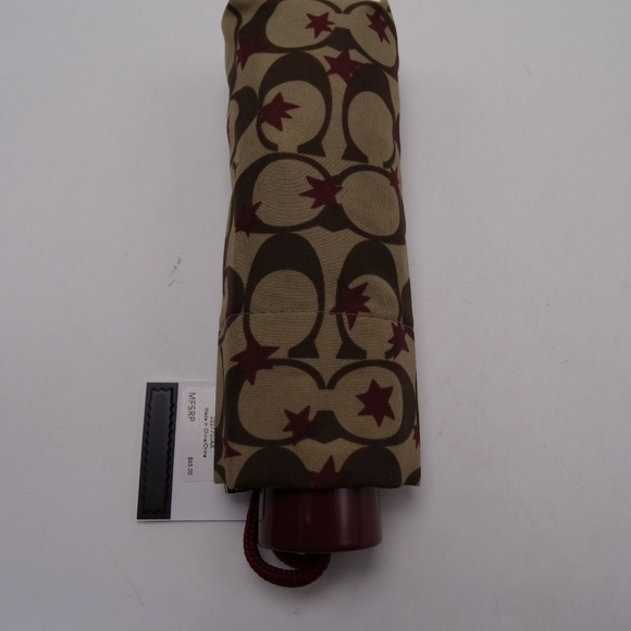 Coach Mini Pop Star Compact Umbrella - Picture 2 of 3